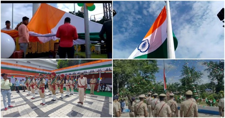 স্বাধীনতার ৭৫:  ব্যারাকপুরে ১০০ ফুটের পতাকা উত্তোলন