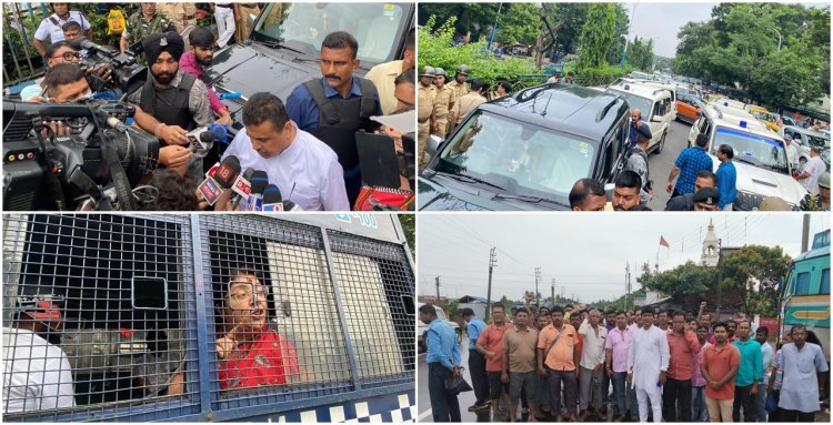 নবান্ন অভিযানের আগেই পুলিশের হাতে আটক শুভেন্দু অধিকারী