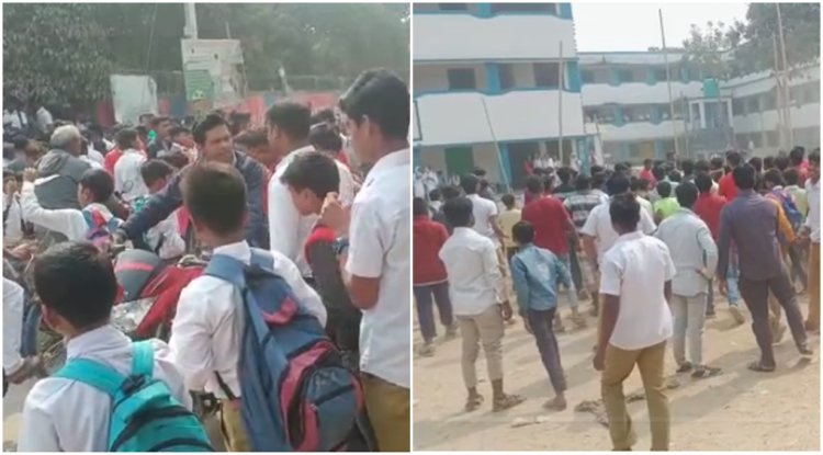 চাঁদা দিয়েও আয়োজন হয়নি বিদায় সংবর্ধনার অনুষ্ঠান, শিক্ষকদের বাঁশের তাড়া