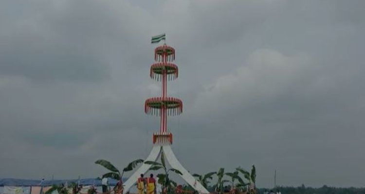 চেলি নদীর পাড়ে প্রতিষ্ঠিত হল  আদিবাসীদের প্রথম ধর্মস্থান, হইহই রব ডুয়ার্সে