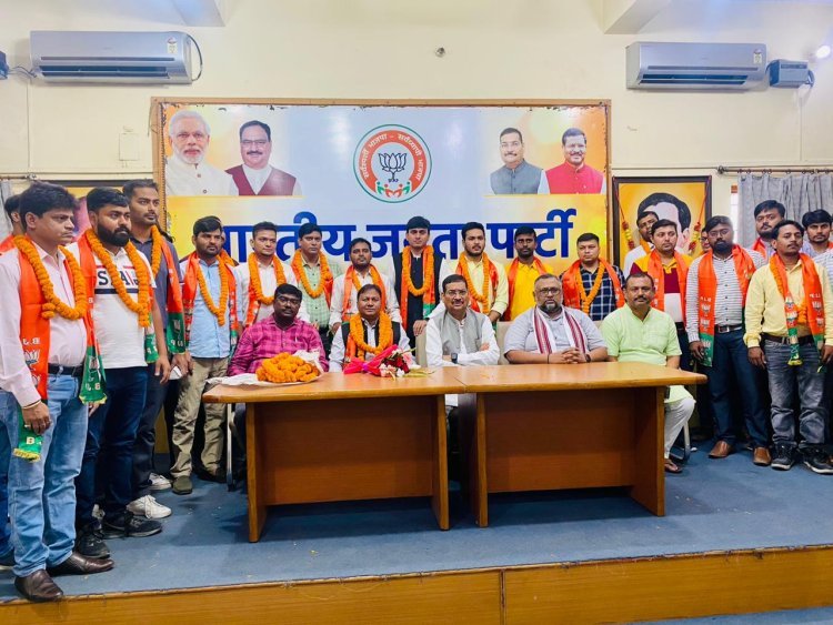 भाजपा में शामिल हुए पूर्व नगरपरिषद अध्यक्ष केडी साह के  बेटे अजय साह