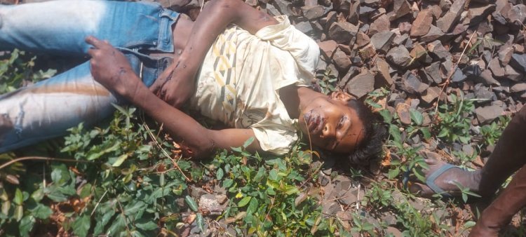 बैल खोज में निकला युवक ट्रेन की चपेट में आने से घटनास्थल में मौत