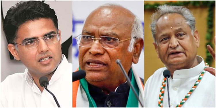 গেহলট-পাইলট দ্বন্দ্ব মেটাতে মরিয়া খাড়গে, রাজস্থানে 'কর্নাটক মডেল'