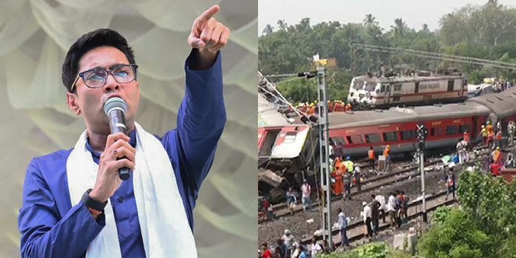 ট্রেনের মাথায় ট্রেন! রেলমন্ত্রীর পদত্যাগের দাবি অভিষেকের