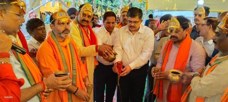 टाटा मोटर्स वर्कर्स यूनियन में हुआ रूद्राभिषेक