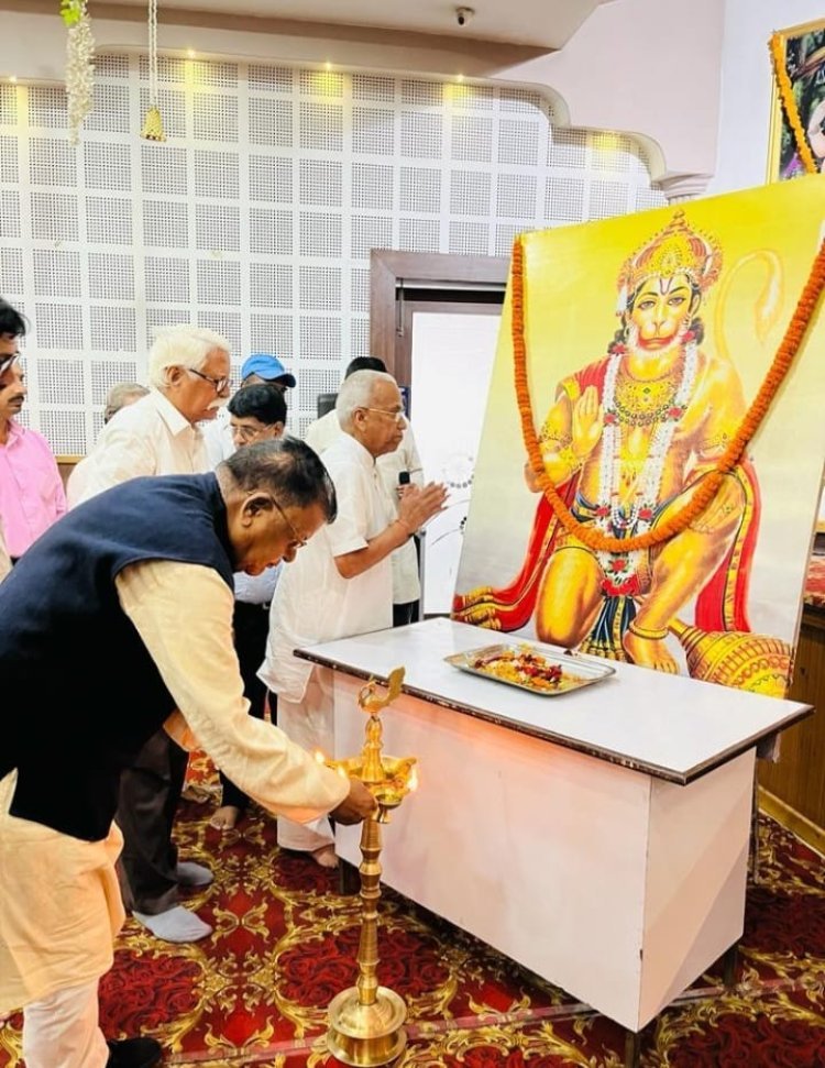 तुलसी भवन‌ में श्री हनुमान चालीसा कंठस्थ पाठ प्रतियोगिता  आयोजित