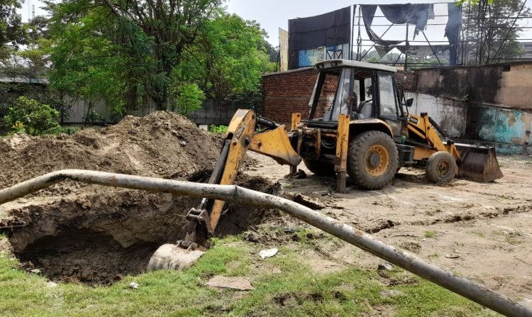 जमशेदपुर : बागबेड़ा हाउसिंग कॉलोनी जलापूर्ति योजना के फिल्टर प्लांट का काम हुआ शुरू