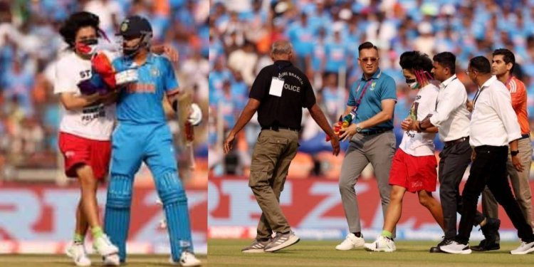 ICC WC 2023:  খেলার মাঠে হামাস-ইজরায়েল দ্বন্ধ,  প্যালেস্টাইনের জার্সি গায়ে বিরাটকে জড়িয়ে ধরলেন যুবক