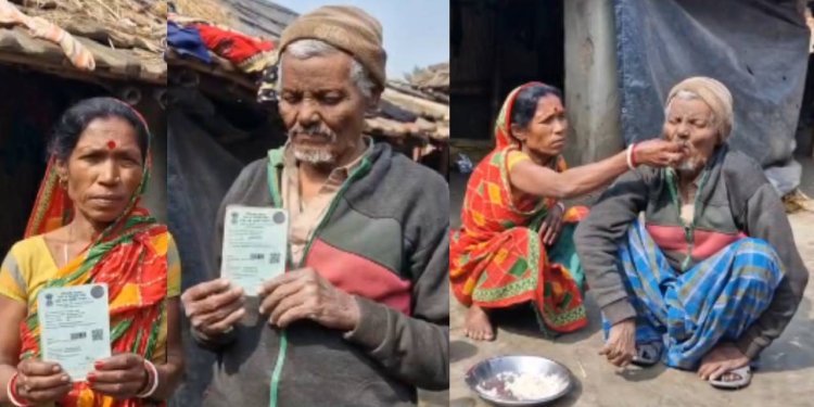 মেলে না ভাতা, সরকারি সাহায্য!  হাটেবাজারের পচা সবজি খেয়ে দিন গুজরান অসহায় দৃষ্টিহীন বৃদ্ধ দম্পতির