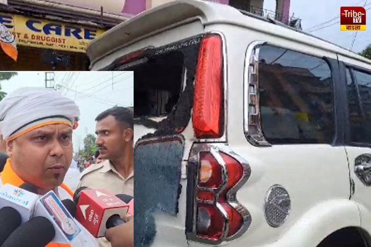 বারাকপুরে কৌস্তভ বাগচীকে ঘিরে গো ব্যাক স্লোগান,   পুলিশের লাঠিচার্জ
