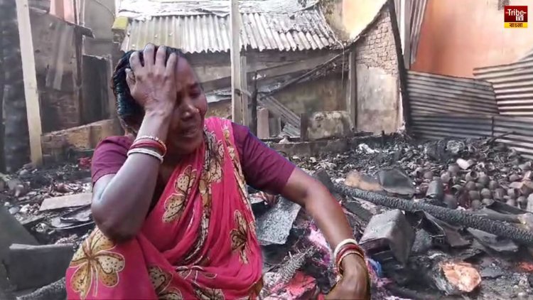 মধ্যরাতে বিধ্বংসী অগ্নিকাণ্ড, আগুনে ঝলসে মৃত্যু নাবালকের