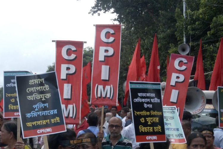 সিপিআইএমের লালবাজার অভিযানে উত্তেজনা,  ১৩ সেপ্টেম্বর ফের অভিযানের ডাক বামেদের